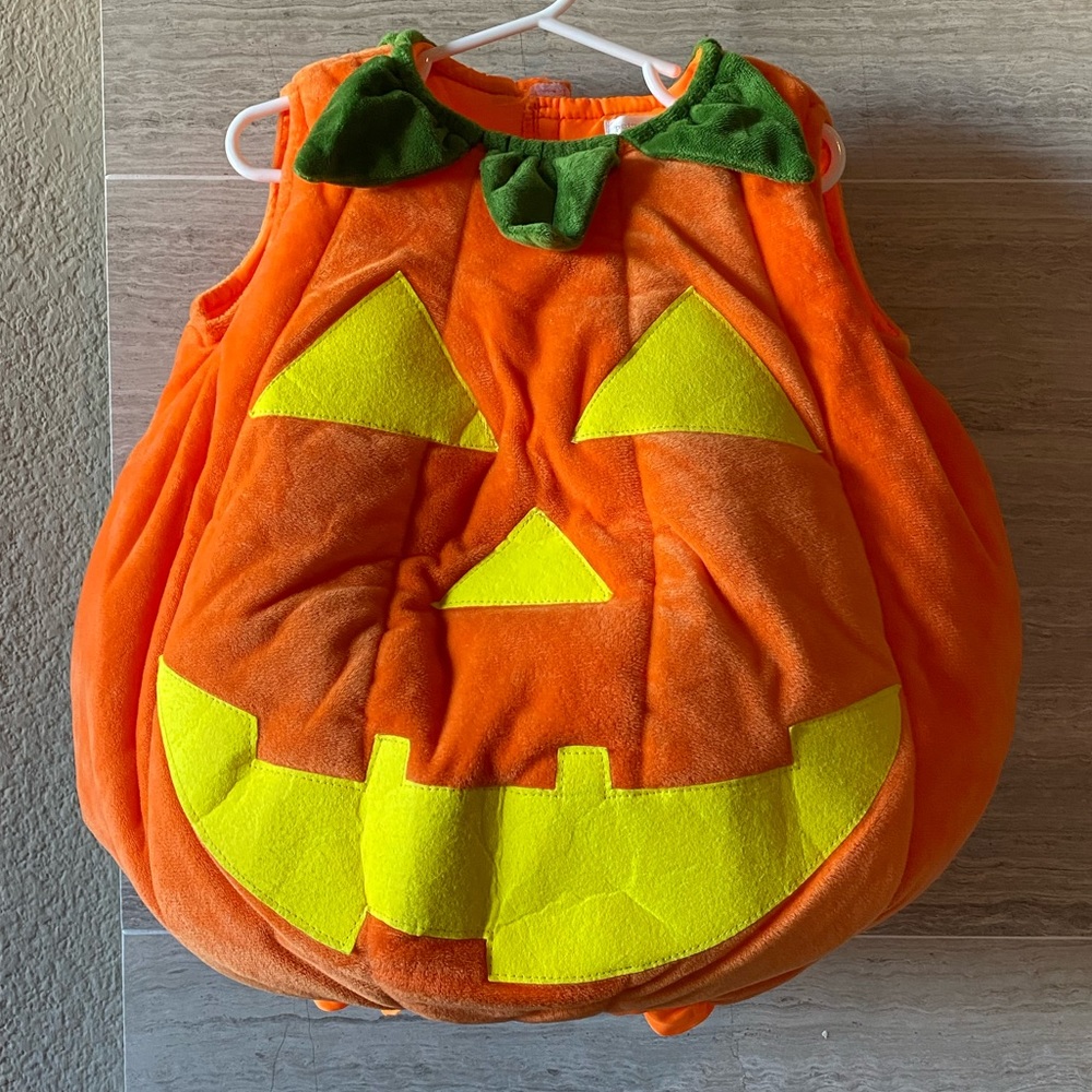 Pumpkin Halloween costume w/hat 3T